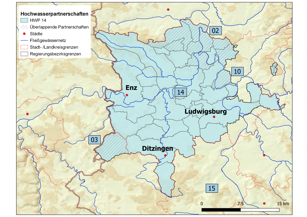 Einzugsgebiet Neckar/Untere Enz
