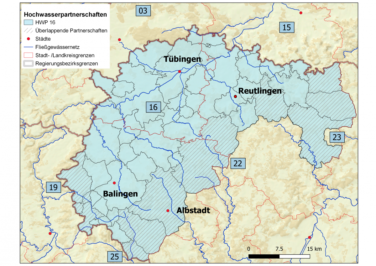 Einzugsgebiet Neckar/Reutlingen/Tübingen/Zollernalb